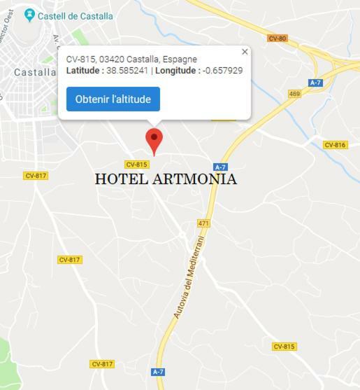 Artmonia Hotel Castalla Kültér fotó